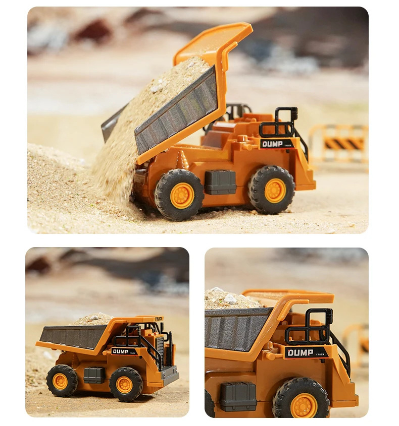 Дитячий самоскид на радіокеруванні RC 555-102 зі світлом та звуком, керування через додаток